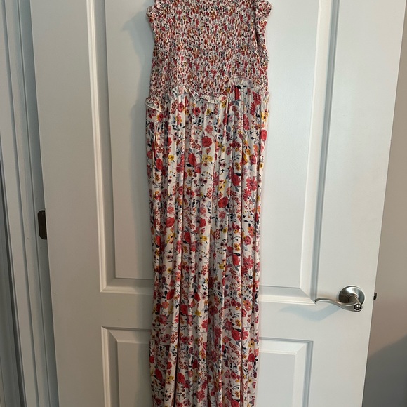 Floral Smocked Jumpsuit - Picture 2 of 7